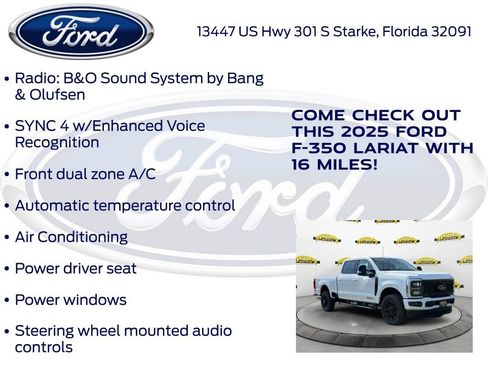 New 2025 Ford F350 Lariat w/ Black Appearance Package image 26