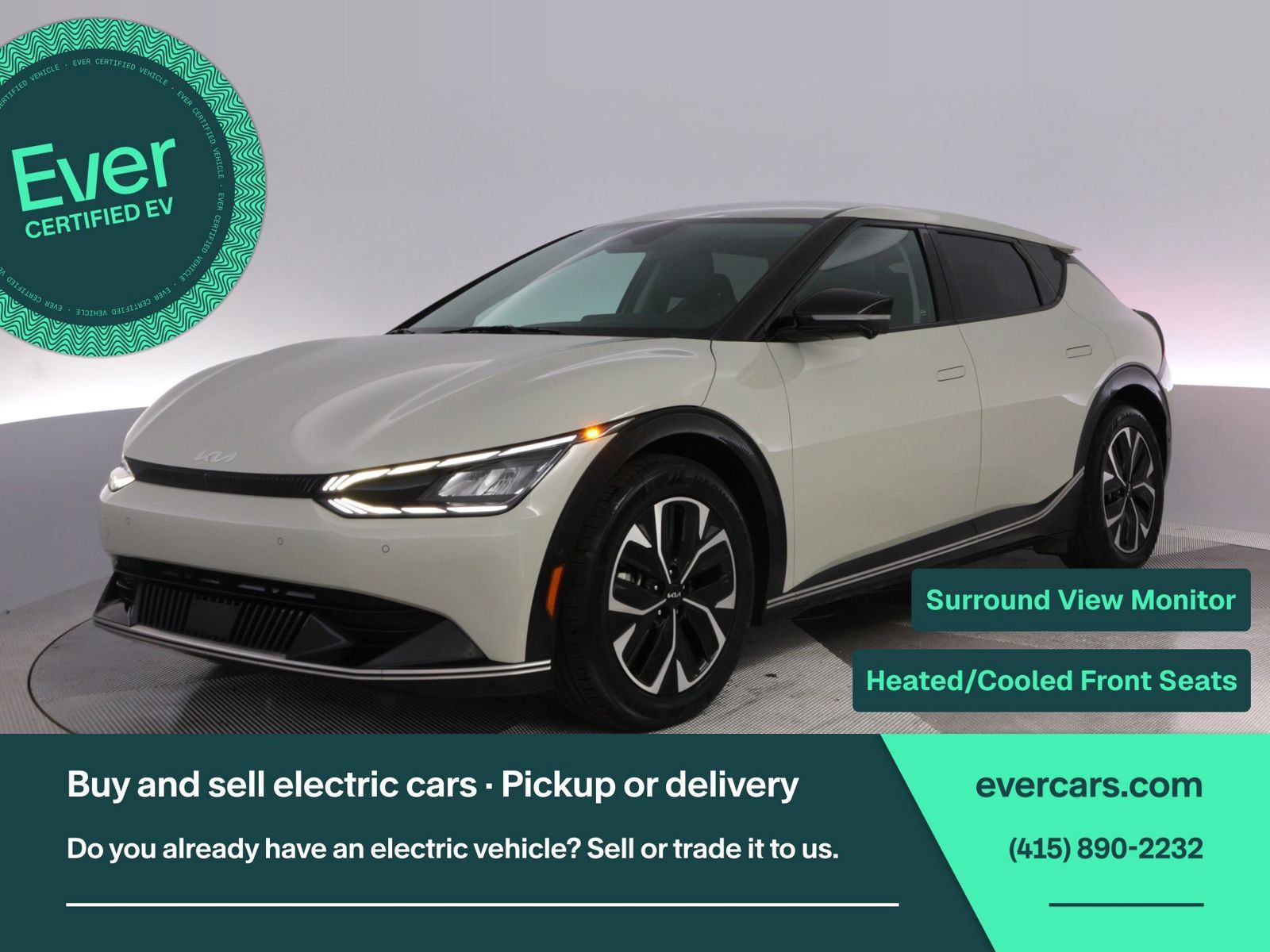 Used 2023 Kia EV6 Wind w/ Wind Technology Package AWD/4WD image 1