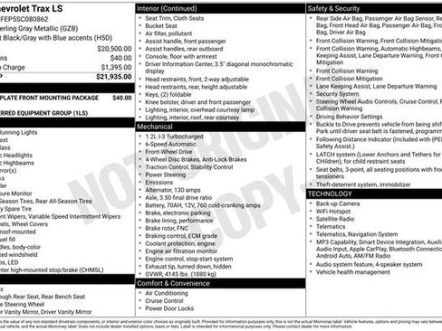 Used 2025 Chevrolet Trax LS FWD image 2