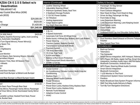 Used 2024 MAZDA CX-5 AWD 2.5 S w/ Select Package image 4