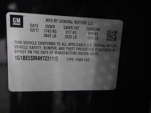 Used 2017 Chevrolet Cruze LT w/ Convenience Package image 47