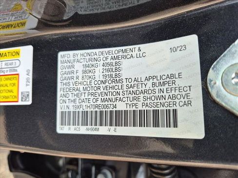 Used 2024 Honda Civic EX-L image 23