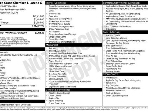 New 2026 Jeep Grand Cherokee L Laredo image 36