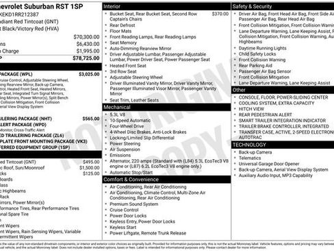 Used 2024 Chevrolet Suburban RST w/ Luxury Package AWD/4WD image 9