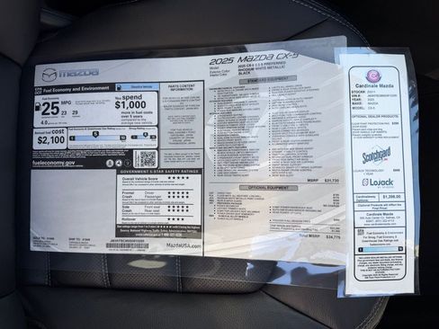 New 2025 MAZDA CX-5 AWD 2.5 S w/ Preferred Package image 35