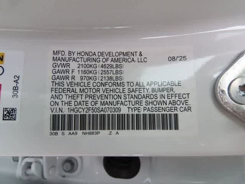 Certified 2025 Honda Accord Sport image 28