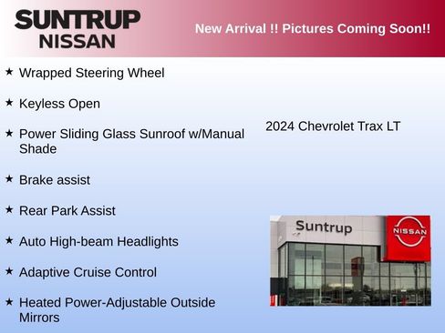 Used 2024 Chevrolet Trax LT w/ Sunroof Package FWD image 4