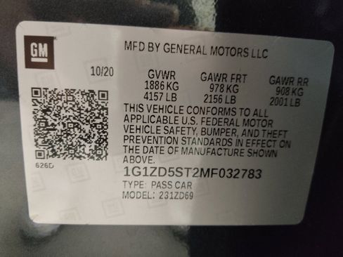 Used 2021 Chevrolet Malibu LT w/ Leather Package image 33