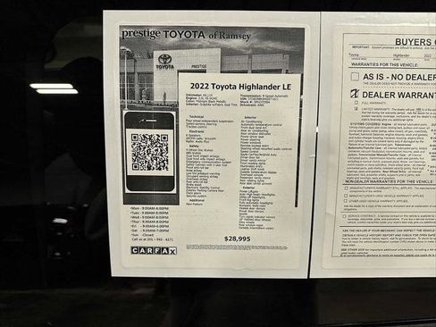 Certified 2022 Toyota Highlander LE image 13