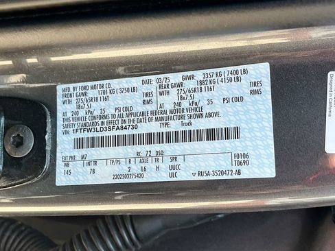 Used 2025 Ford F150 XLT w/ Equipment Group 302A MID AWD/4WD image 30
