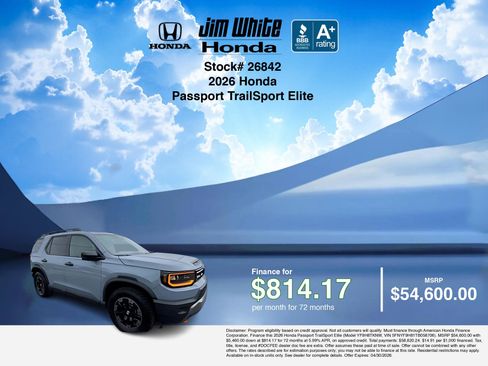 New 2026 Honda Passport TrailSport Elite image 7