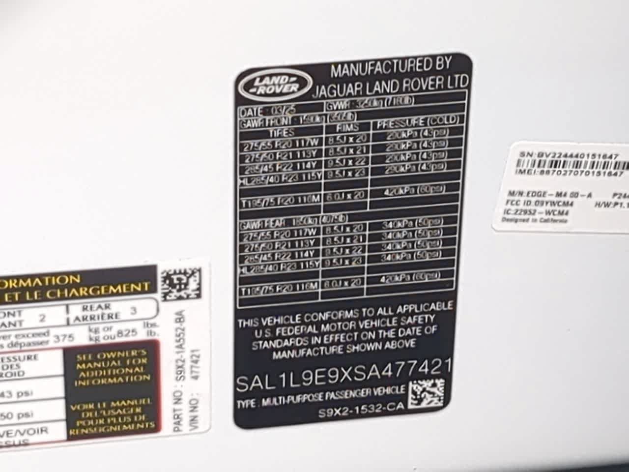 Certified 2025 Land Rover Range Rover Sport Dynamic SE AWD/4WD image 38