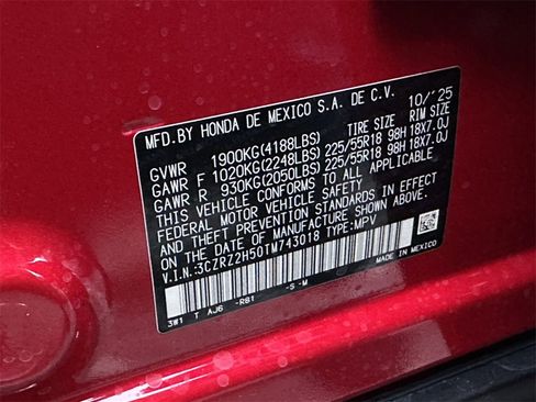 New 2026 Honda HR-V Sport image 33