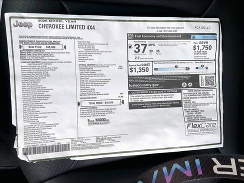 New 2026 Jeep Cherokee Limited image 14