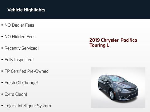 Used 2019 Chrysler Pacifica Touring-L FWD image 3