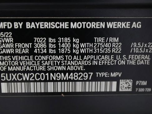 Used 2022 BMW X7 xDrive40i w/ M Sport Package image 59