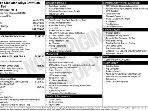 Certified 2022 Jeep Gladiator Sport AWD/4WD image 10