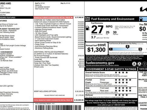 Used 2022 Kia Seltos SX w/ Sunroof Package AWD/4WD image 9