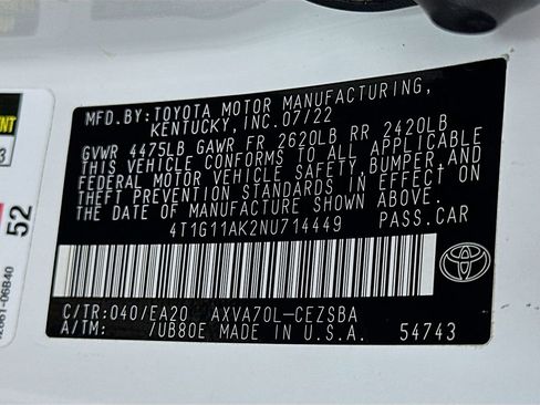 Used 2022 Toyota Camry SE image 30