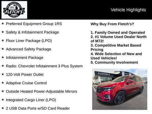 Used 2024 Chevrolet Equinox RS AWD/4WD image 2