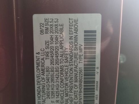 Certified 2022 Honda Passport Elite image 34