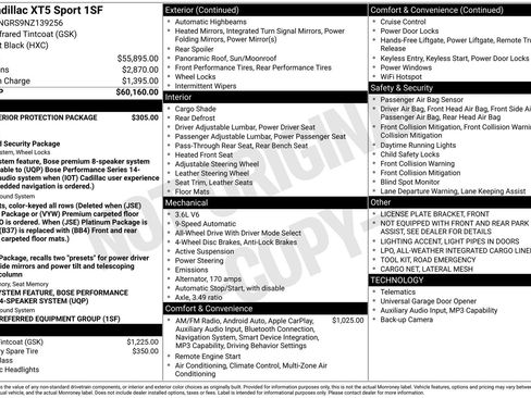 Used 2022 Cadillac XT5 Sportv image 37
