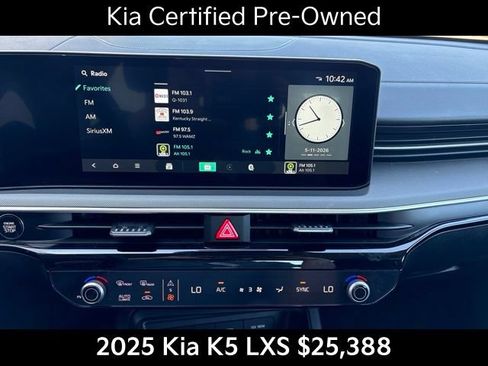 Certified 2025 Kia K5 LXS FWD image 14