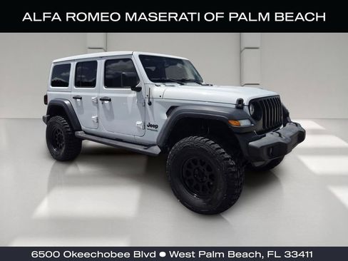Used 2022 Jeep Wrangler Unlimited Sport w/ Sun And Sound Package AWD/4WD image 1