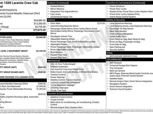Used 2026 RAM 1500 Laramie w/ Night Edition AWD/4WD image 19