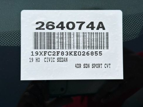 Used 2019 Honda Civic Sport image 30