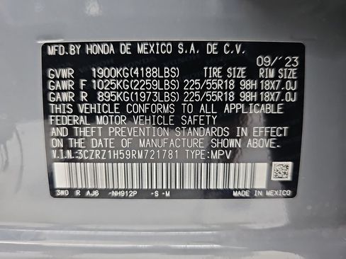 Used 2024 Honda HR-V Sport image 45