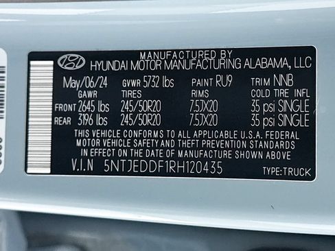 Used 2024 Hyundai Santa Cruz Limited AWD/4WD image 42