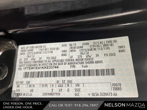 Used 2019 Ford F150 XLT w/ Equipment Group 302A Luxury image 56