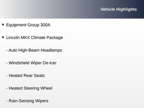 Used 2018 Lincoln MKX Reserve w/ Driver Assistance Package AWD/4WD image 8