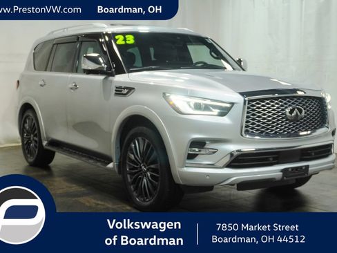 Used 2023 INFINITI QX80 Sensory w/ Cargo Package AWD/4WD image 1