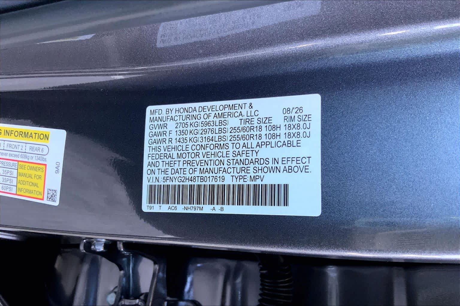 New 2026 Honda Pilot EX-L image 18