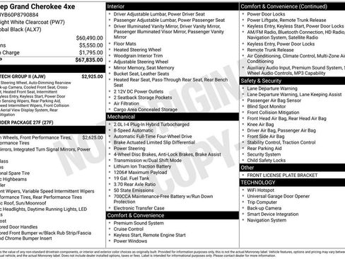 Used 2023 Jeep Grand Cherokee 4WD 4xe w/ Luxury Tech Group II image 7