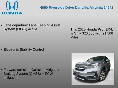 Used 2020 Honda Pilot EX-L image 12