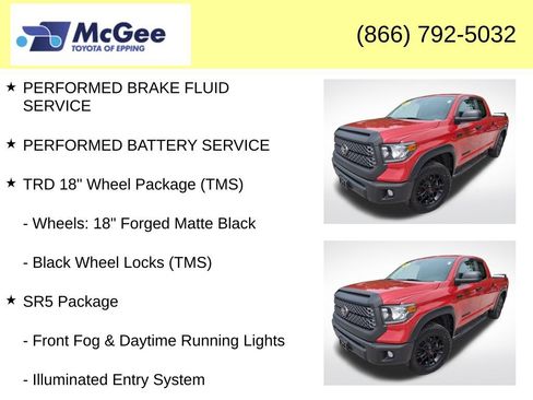 Used 2021 Toyota Tundra SR5 w/ TRD 18" Wheel Package (TMS) AWD/4WD image 12