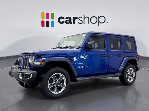 Used 2020 Jeep Wrangler Unlimited Sahara w/ Uconnect 4C Nav & Sound Group image 1