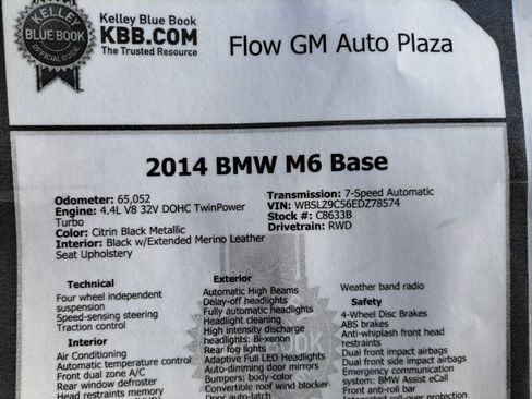 Used 2014 BMW M6 Convertible RWD image 35