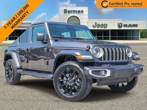 Certified 2025 Jeep Wrangler Unlimited Sahara AWD/4WD image 1