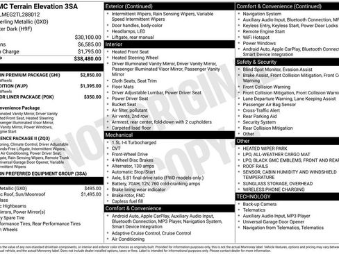 New 2026 GMC Terrain Elevation w/ Elevation Premium Package image 45