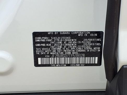 New 2026 Subaru Outback Wilderness AWD/4WD image 10