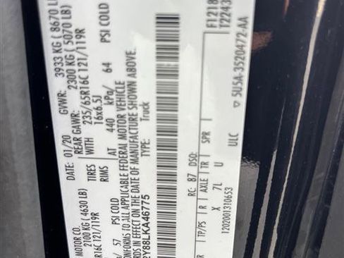 Used 2020 Ford Transit 150 Low Roof AWD w/ Upfitter Package image 8