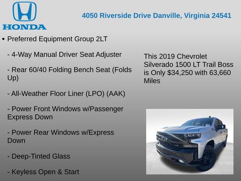 Used 2019 Chevrolet Silverado 1500 LT Trail Boss image 7