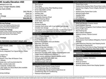 New 2026 GMC Acadia Elevation