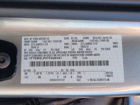 New 2026 Ford F150 STX w/ Equipment Group 200A image 11