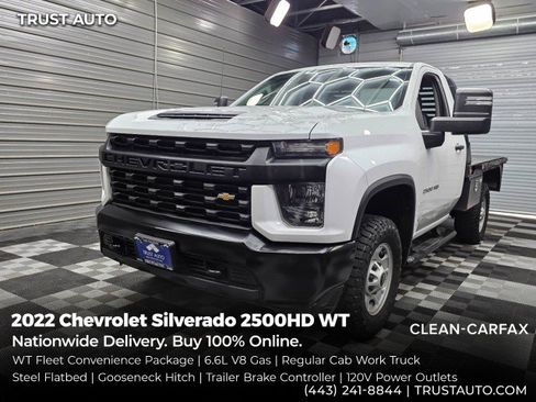 Used 2022 Chevrolet Silverado 2500 W/T w/ WT Fleet Convenience Package RWD image 1