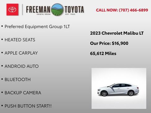 Used 2023 Chevrolet Malibu LT FWD image 5